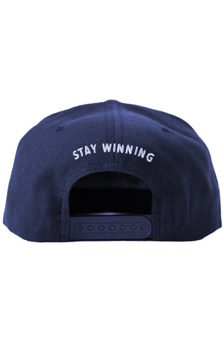 Stay Winning Bubbas Navy Blue Snapback Hat