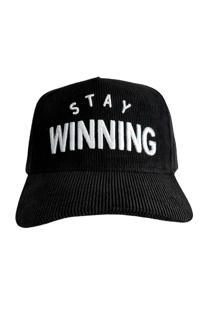 Stay Winning Corduroy Black Hat Stay Winning Corduroy Black Hat