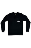 Stay Winning Black Long Sleeve Pocket Tee