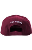 Stay Winning Bubbas Maroon Snapback Hat