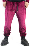 Luôn chiến thắng Quần chạy bộ thêu Velour Maroon