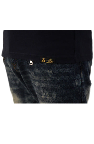 Stay Winning Never Losing El Chapo Navy Tee