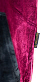 Stay Winning Embroidered Velour Maroon Hoodie