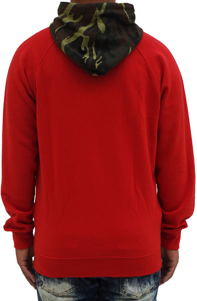 Stay Winning Script Red/White Camo Hoodie