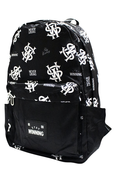 Stay Winning Black Backpack