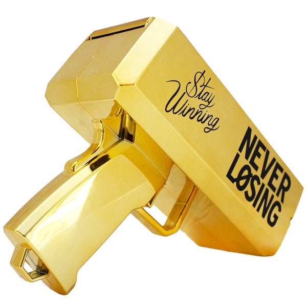 Stay Winning Gold Money Gun