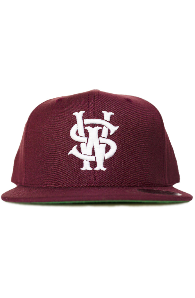Stay Winning SW Maroon/White Snapback Hat Stay Winning SW Maroon/White Snapback Hat