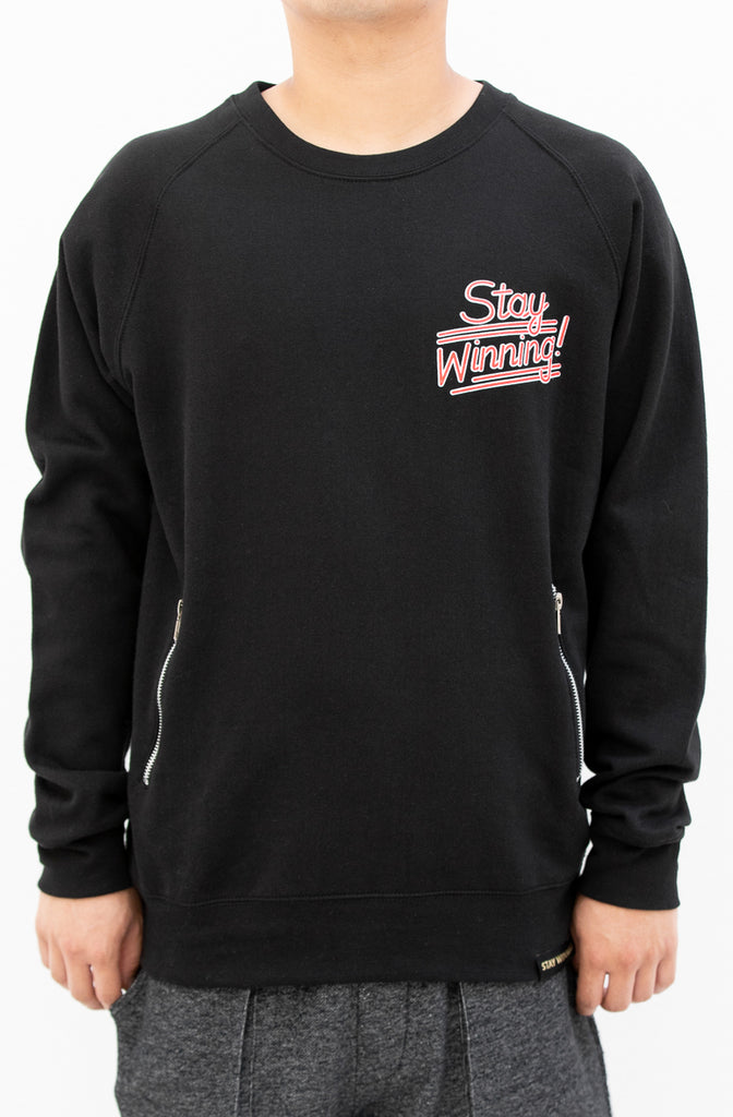 Stay Winning Cartel Angel Crew Neck Sweater Stay Winning Cartel Angel Crew Neck Sweater
