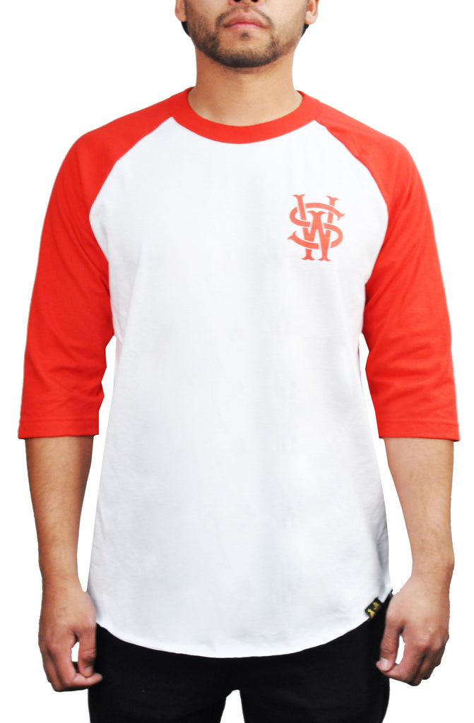 Stay Winning White/Red Baseball Tee STAY WINNING WHITE/RED BASEBALL TEE - Stay Winning Boutique - 1