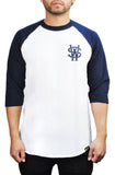 STAY WINNING WHITE/NAVY BASEBALL TEE - Stay Winning Boutique - 1