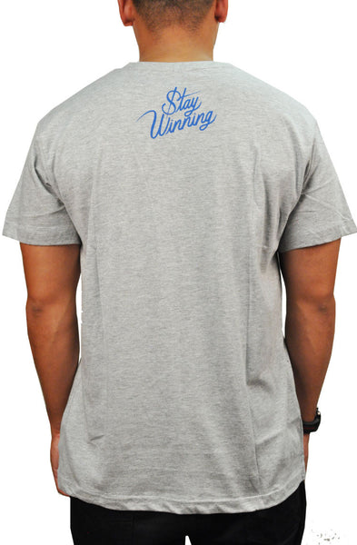 STAY WINNING BLOCK MASTER GREY POCKET TEE - Stay Winning Boutique - 2