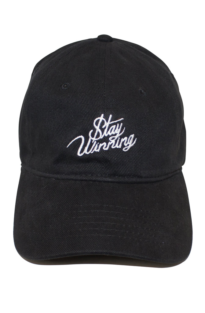Stay Winning Black/White Dad Hat Stay Winning Black/White Dad Hat
