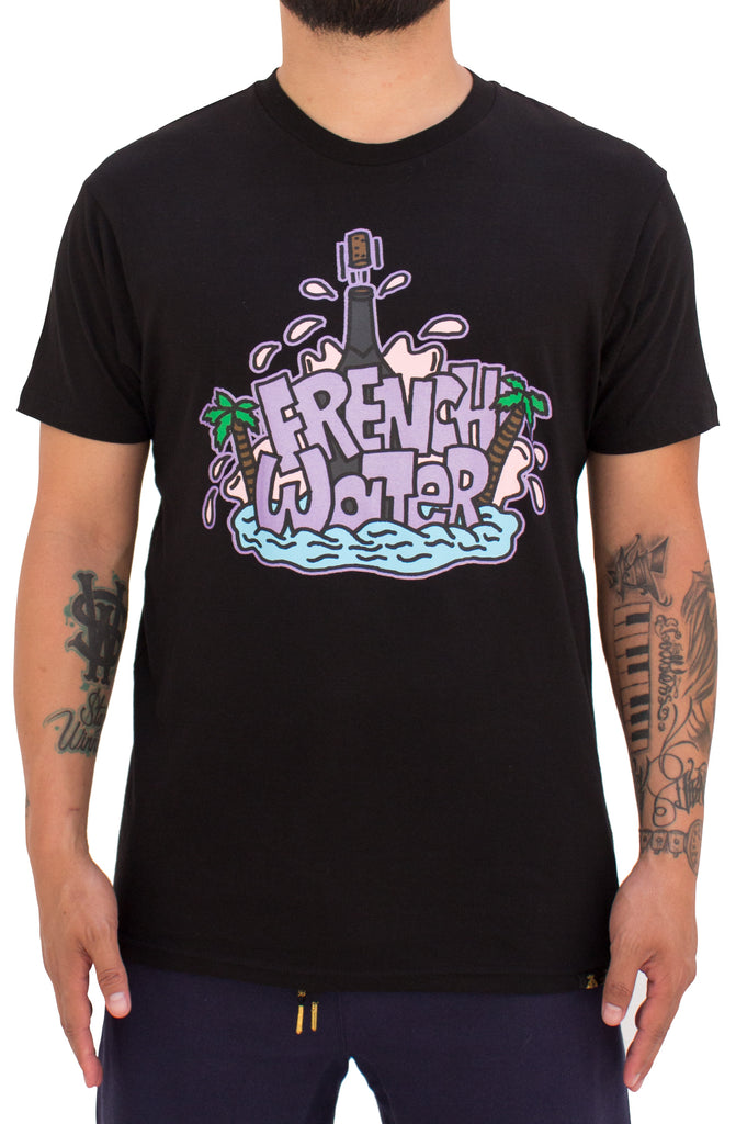 Stay Winning French Water Black Tee Stay Winning French Water Black Tee
