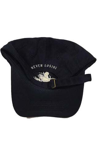 Stay Winning Navy Blue/White Dad Hat