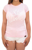 Stay Winning Pink Women's Script Tee
