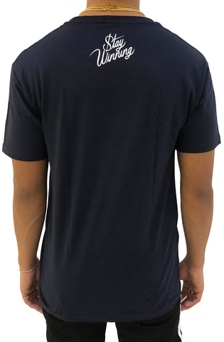 Stay Winning Rising Sun Navy Tee