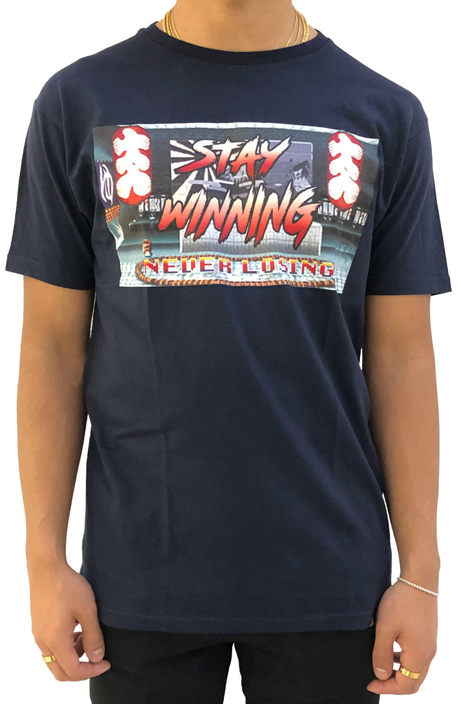 Stay Winning Rising Sun Navy Tee Stay Winning Rising Sun Navy Tee