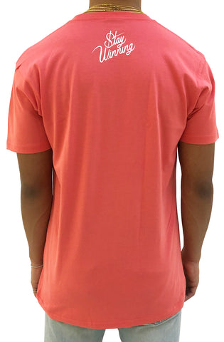 Stay Winning Rising Sun Coral Tee