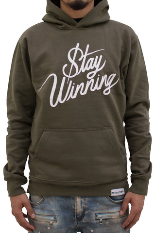 Stay Winning Never Losing Red/White Hoodie