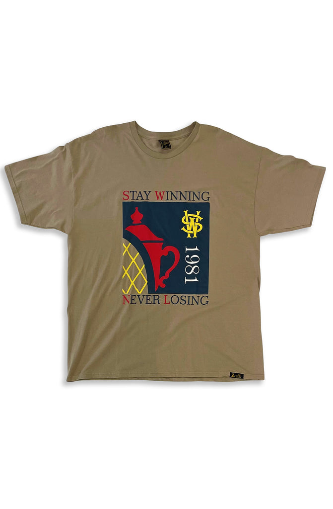 Stay Winning 1981 Trophy Beige Tee