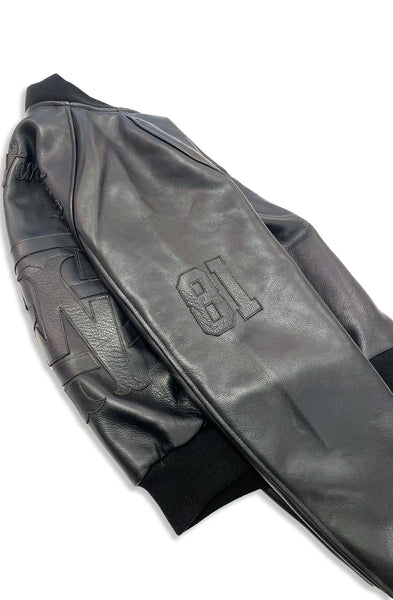 Stay Winning Black Leather Jacket