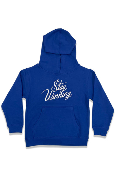 Stay Winning Original Script Youth Hoodie