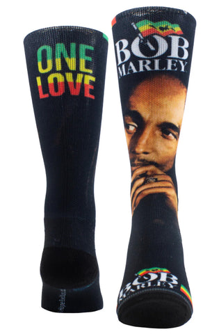 Bob Marley One Love Portrait Socks 1 Pair