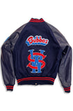 Stay Winning Navy Blue Bubbas Varsity Jacket