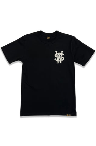Stay Winning Original SW Script Logo Black Tee