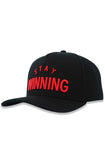 Stay Winning Black/Red Snapback Hat