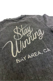 Stay Winning Vintage Wash Logo Tee