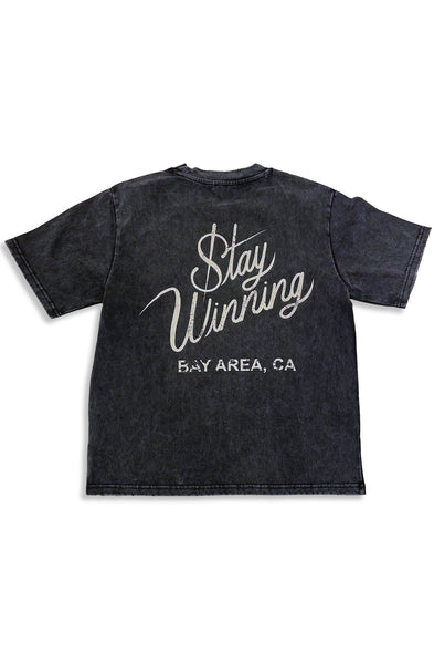 Stay Winning Vintage Wash Logo Tee