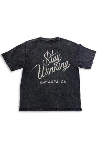 Stay Winning Vintage Wash Logo Tee