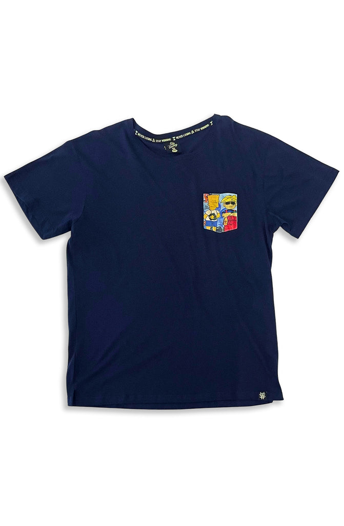 Stay Winning Bart The Menace Pocket Tee