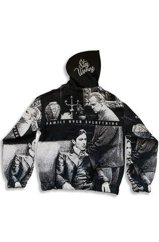 Stay Winning Family Over Everything Mobfather Zip Up Hoodie