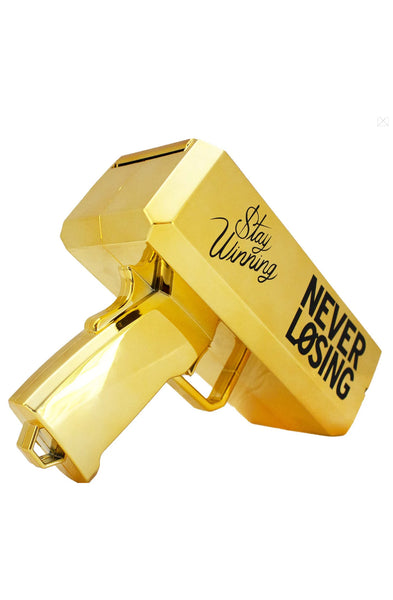 Stay Winning Gold Money Gun
