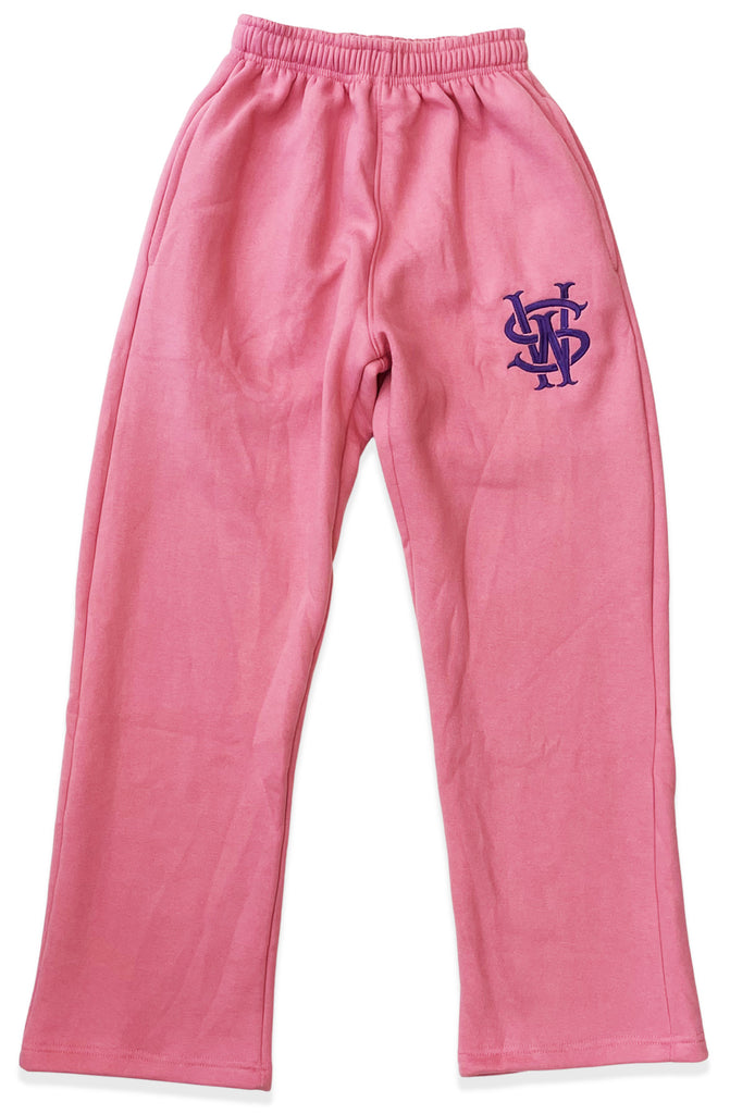 Stay Winning Embroidered Women Flare Sweatpants
