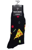 Gooey Pizza Socks 1 Pair