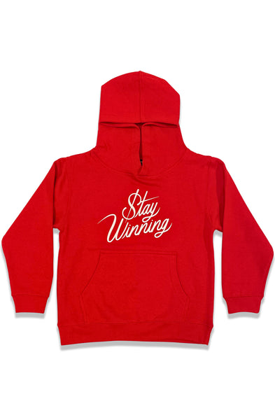 Stay Winning Original Script Youth Hoodie