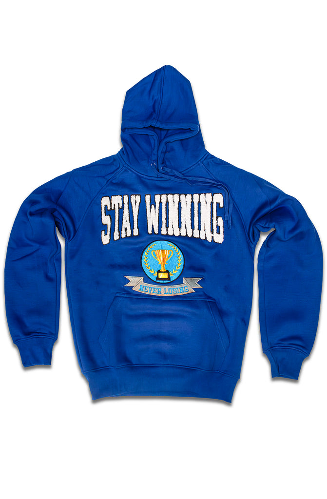 Stay Winning Knowledge Royal Blue Hoodie