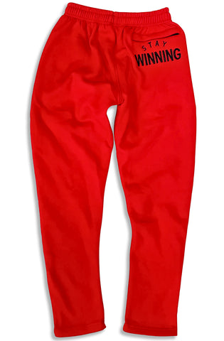 Stay Winning Open End Embroidered Sweats