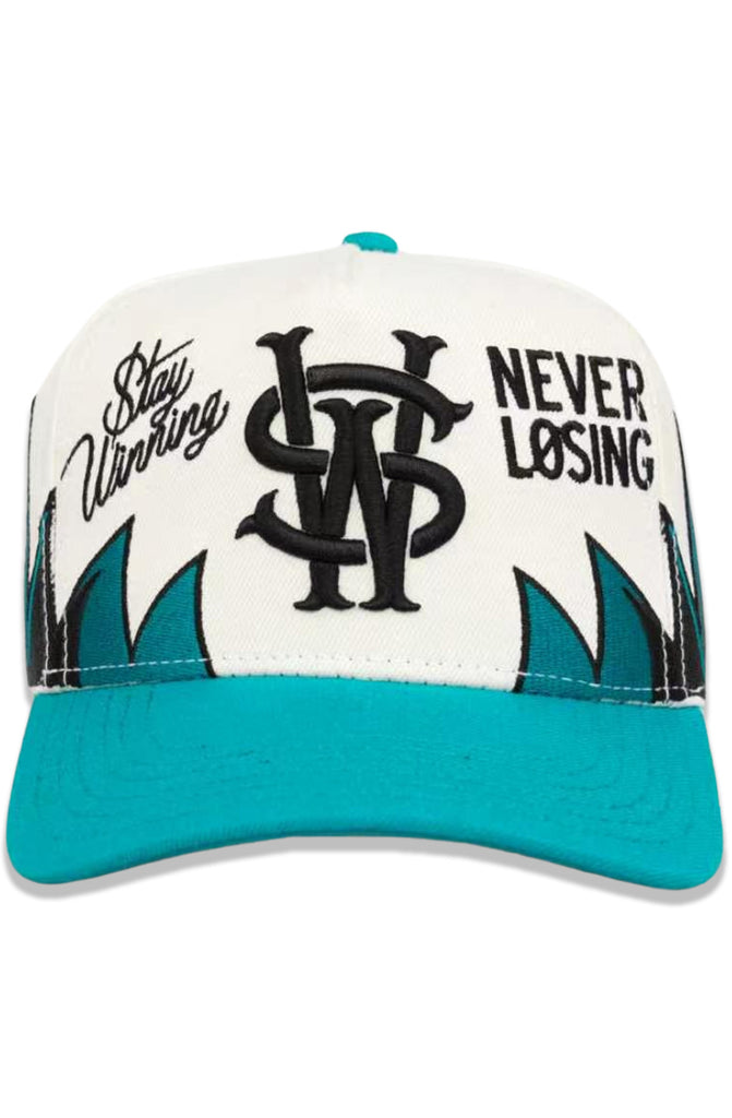 Stay Winning Shark Tooth Snapback Hat