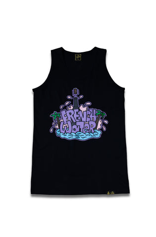 Stay Winning French Water Black Tanktop