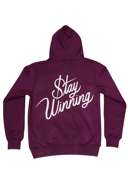 Stay Winning SW Stay Winning Maroon Hoodie
