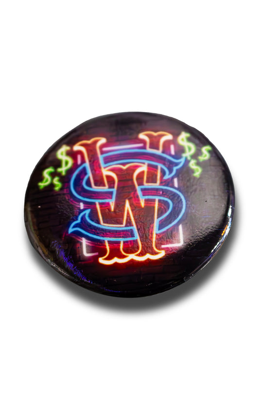 Stay Winning Neon Button