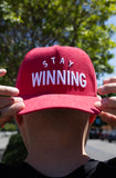 Stay Winning Corduroy Red Hat