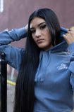 Stay Winning Faded Blue Embroidered Hoodie
