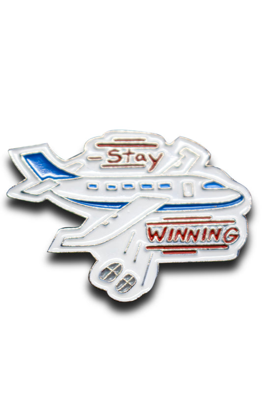 Stay Winning Americano Pin