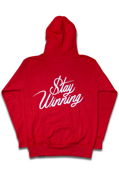 Stay Winning Never Losing Red/White Hoodie