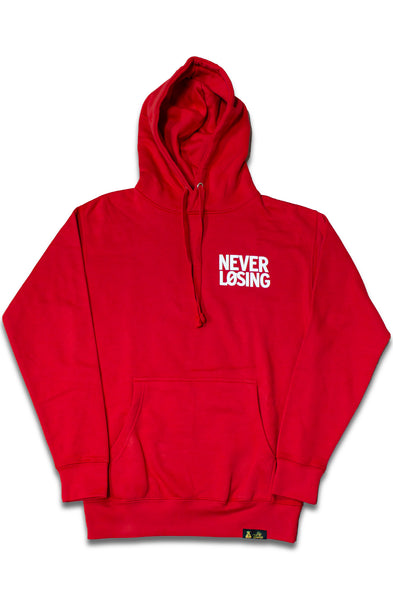 Stay Winning Never Losing Red/White Hoodie